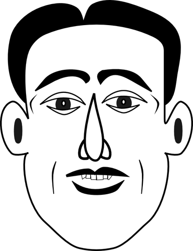 Caricature Man Clipart