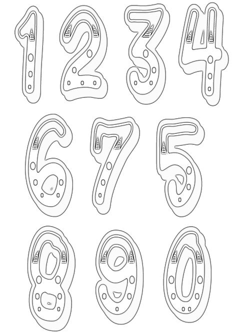 Free Numbers Craft Project Hd Image Clipart