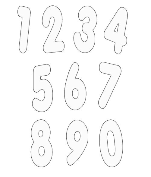 Free Numbers Craft Project Hd Photos Clipart