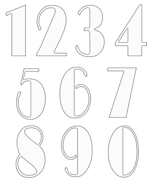 Free Numbers Craft Project Png Image Clipart