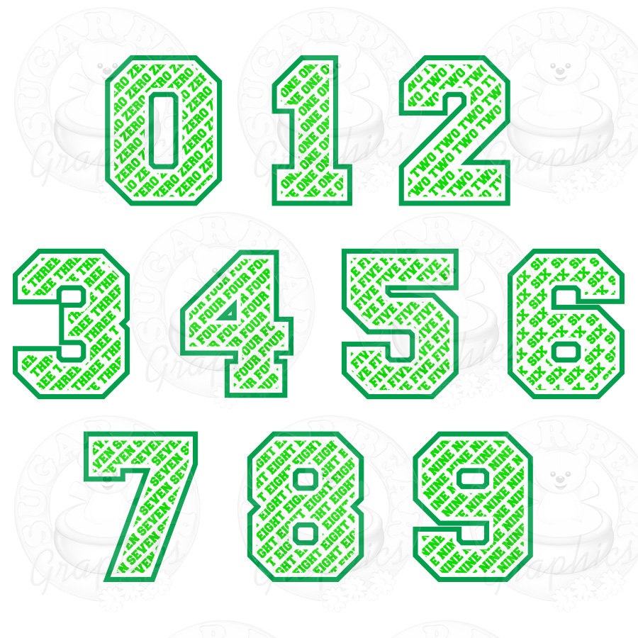 Sports Numbers Hd Photo Clipart