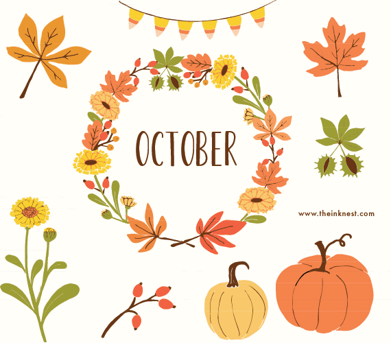 October The Ink Nest Free Download Png Clipart