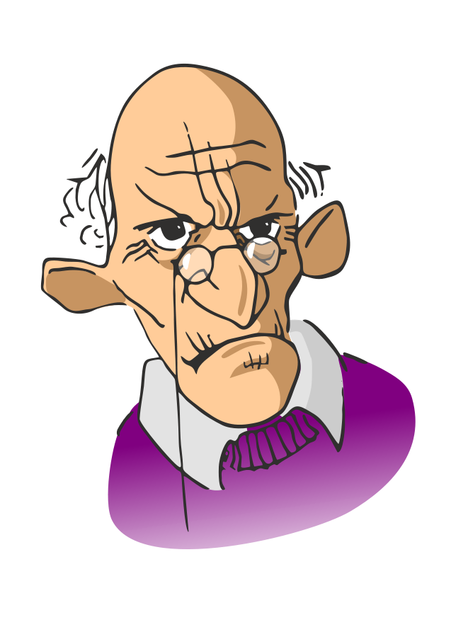 Old Man Talking Image Png Clipart