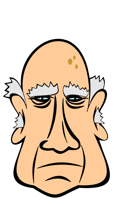 Free Old Man Transparent Image Clipart