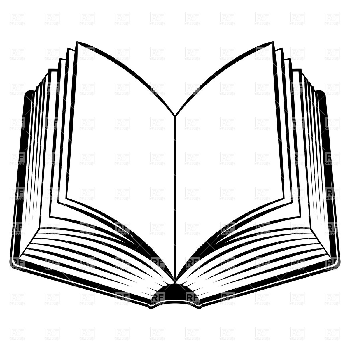 Open Book Outline Images Hd Photo Clipart