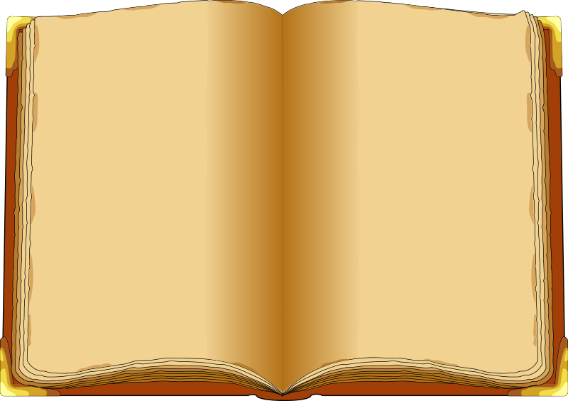 Old Open Book Download Png Clipart