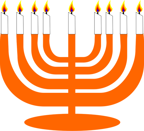 Of Menorah For Hanukkah Clipart