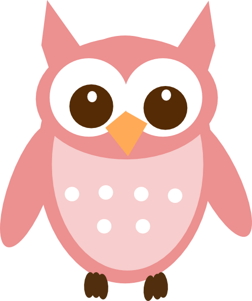 Free Owl Pink Baby Owl Images Clipart