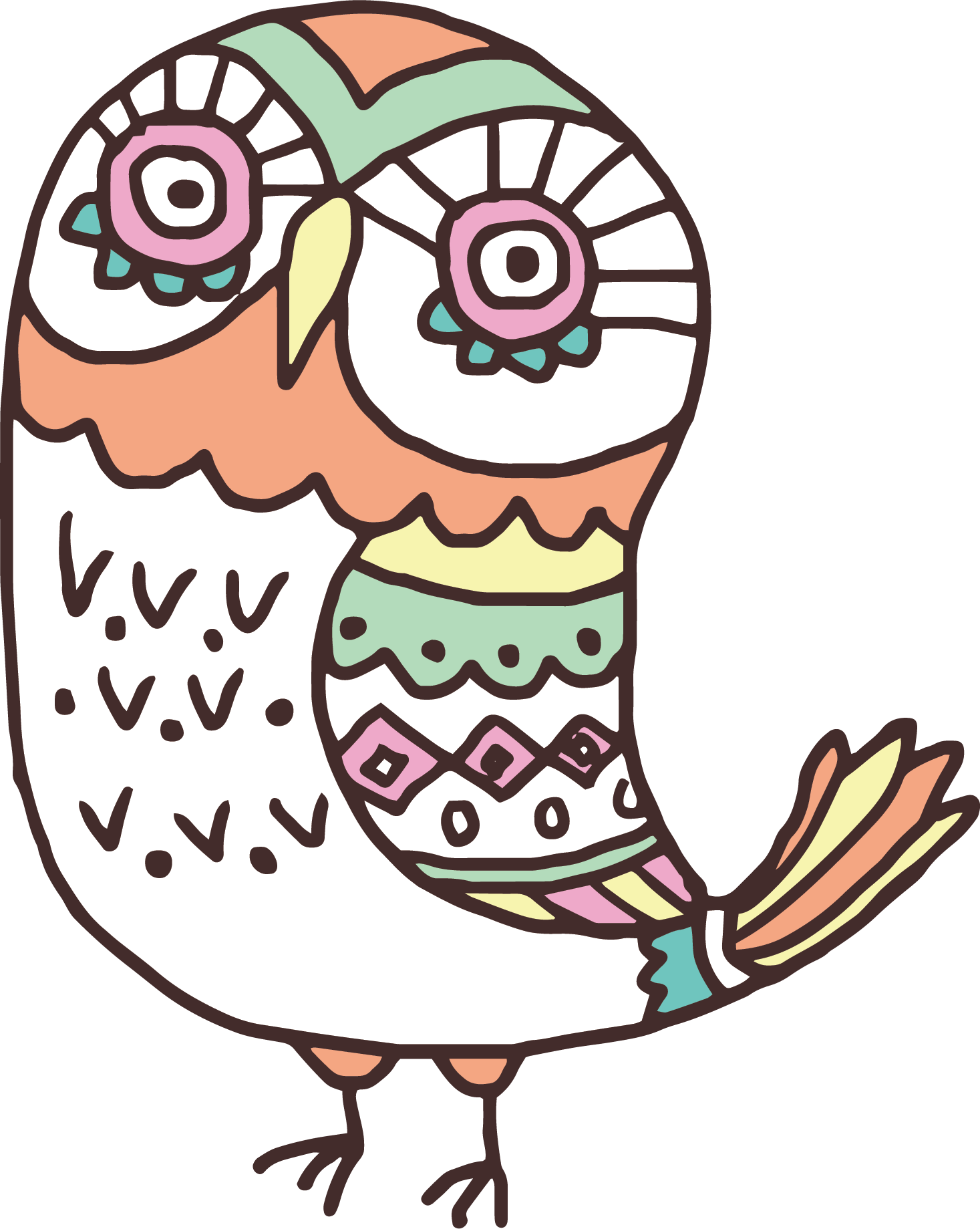 Owl Vector Cartoon Free PNG HQ Clipart