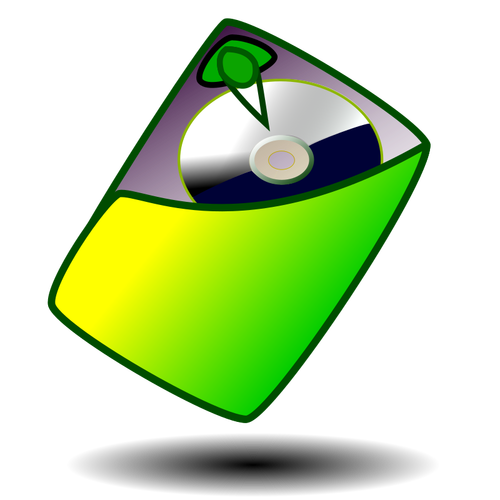 Drawing Of Green Hdd Mount Sign Clipart