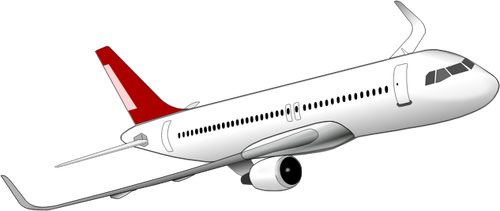 Drawing Of Airbus A320 Plane Clipart
