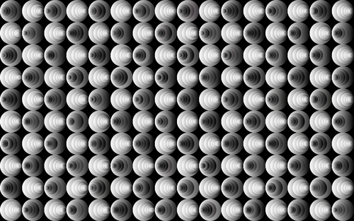 Gray Scale Wallpaper Circles Clipart