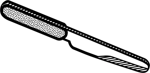 Drawing Of Spotty Handle Knife Clipart