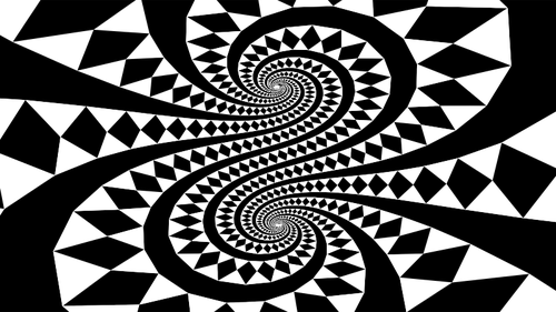 Abstract Retro Checkered Design Clipart