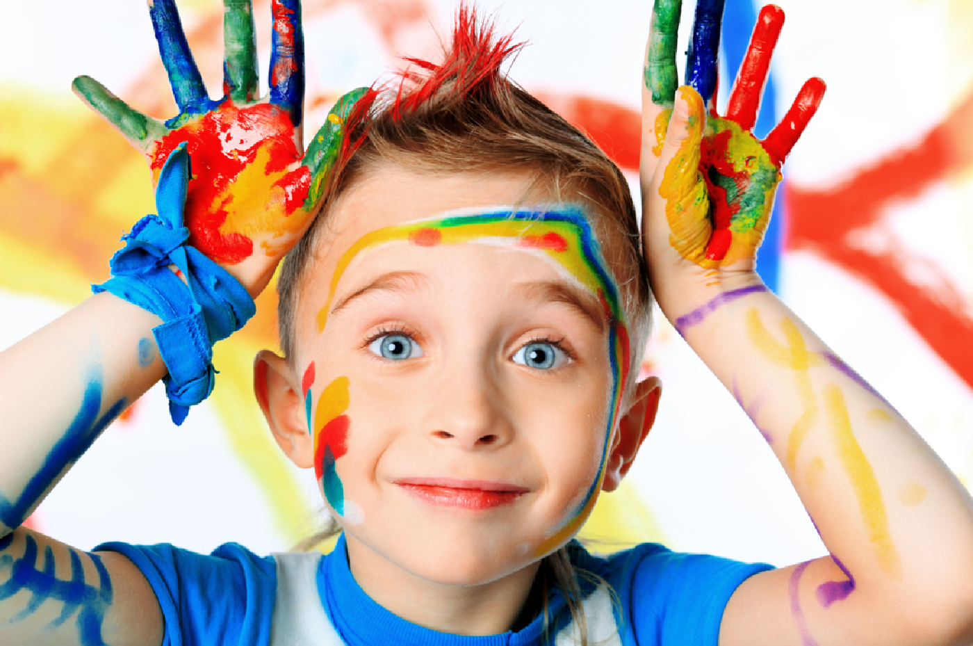 Art Happy Painting Holi Child PNG Download Free Clipart