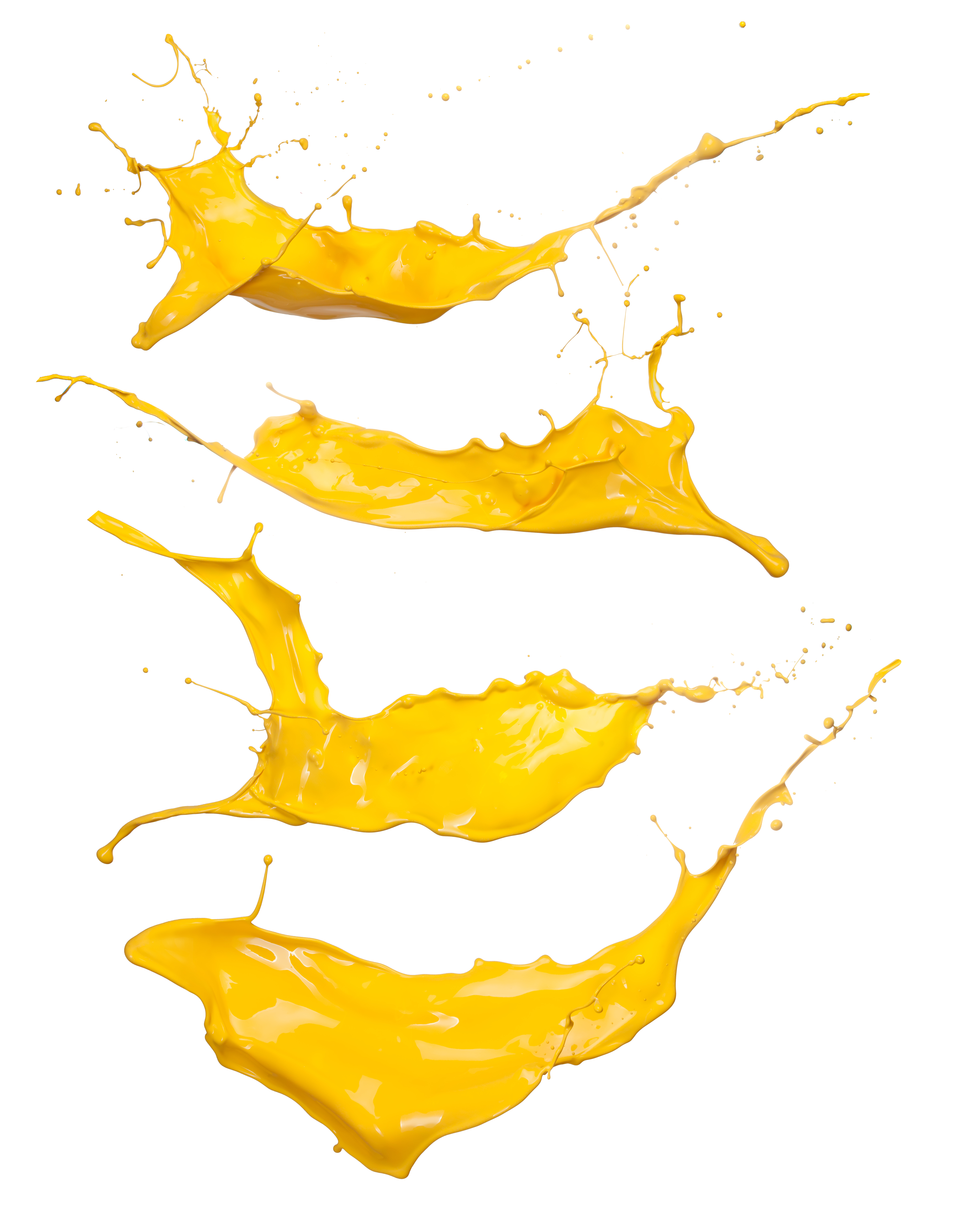 Paint Photography Texture Juice Splash Yellow Stock Clipart