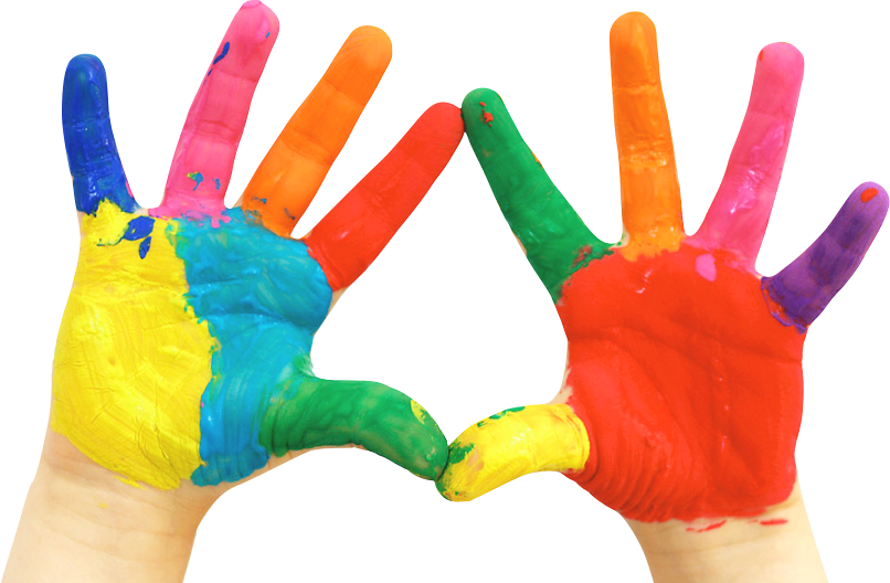 Paint Hand Painting Fingerpaint Child Free PNG HQ Clipart