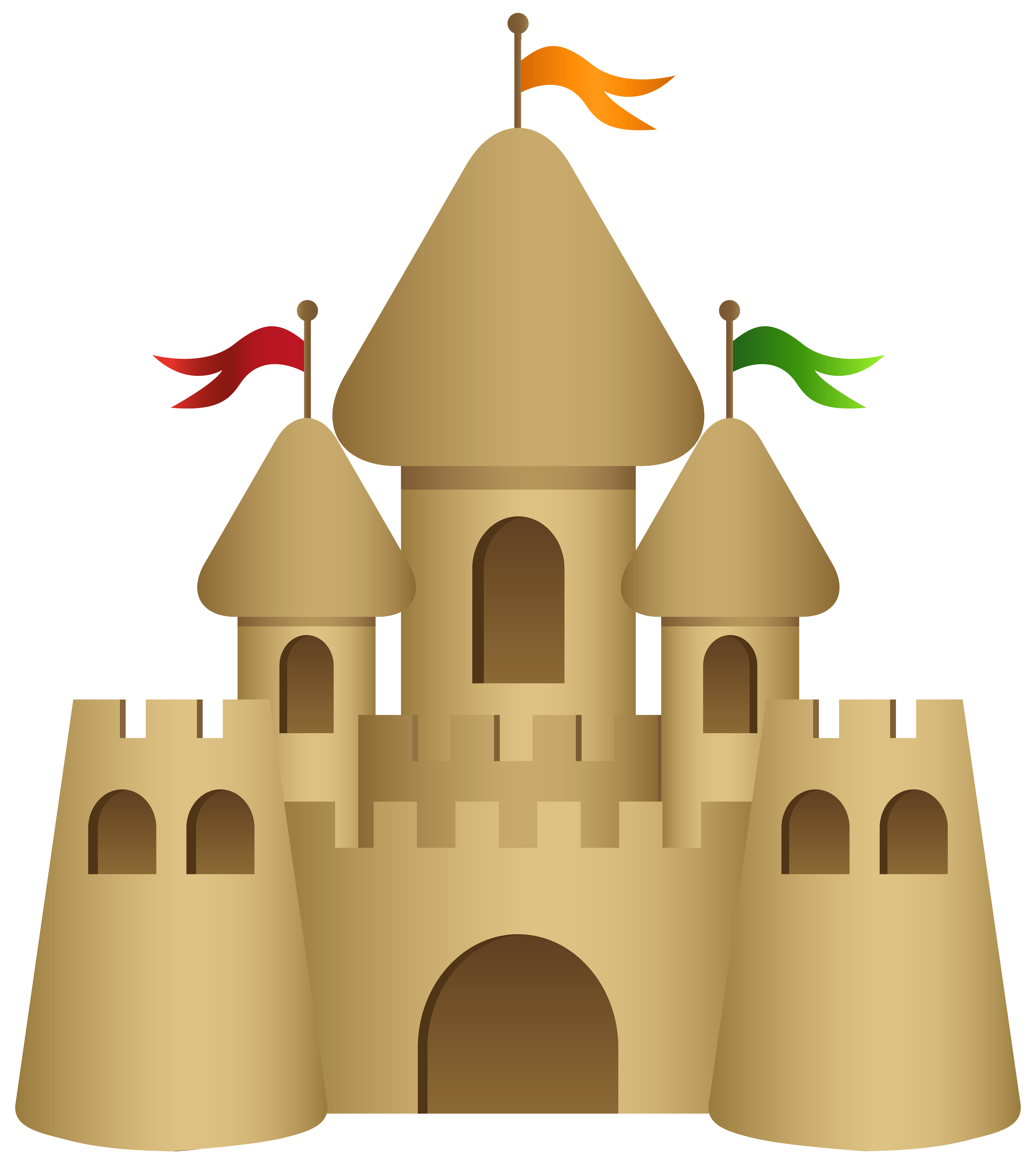 And Play Art Transparent Sand Castle Drawing Clipart