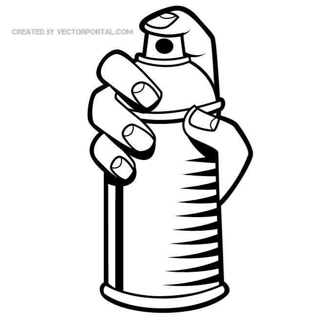 Spray Paint Vector Freevectors Image Png Clipart