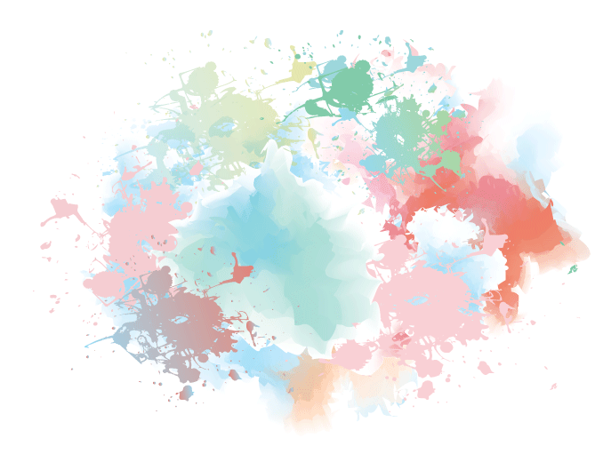 Blue Dream Watercolor Euclidean Vector Painting Hand-Painted Clipart