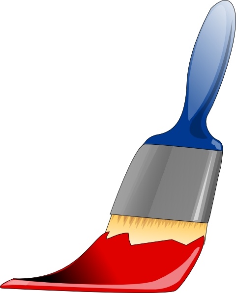 Paint Brush Vector In Open Office Drawing Clipart