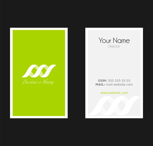 Business Card Design Clipart