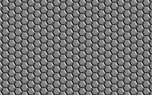 Grey Hexagonal Wallpaper Clipart