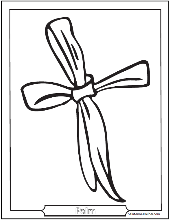 Palm Sunday Coloring Pages Jesus On The Clipart