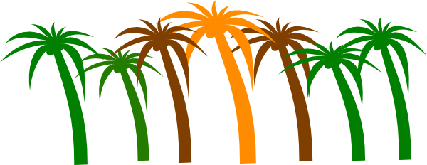 Palm Tree At Clker Vector Transparent Image Clipart