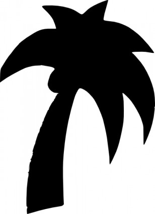 Shapes Palm Tree Vector In Open Office Clipart
