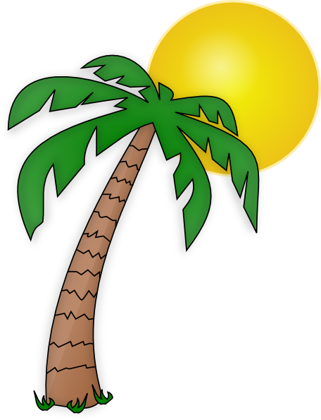Palm Tree Printable Images Free Download Png Clipart