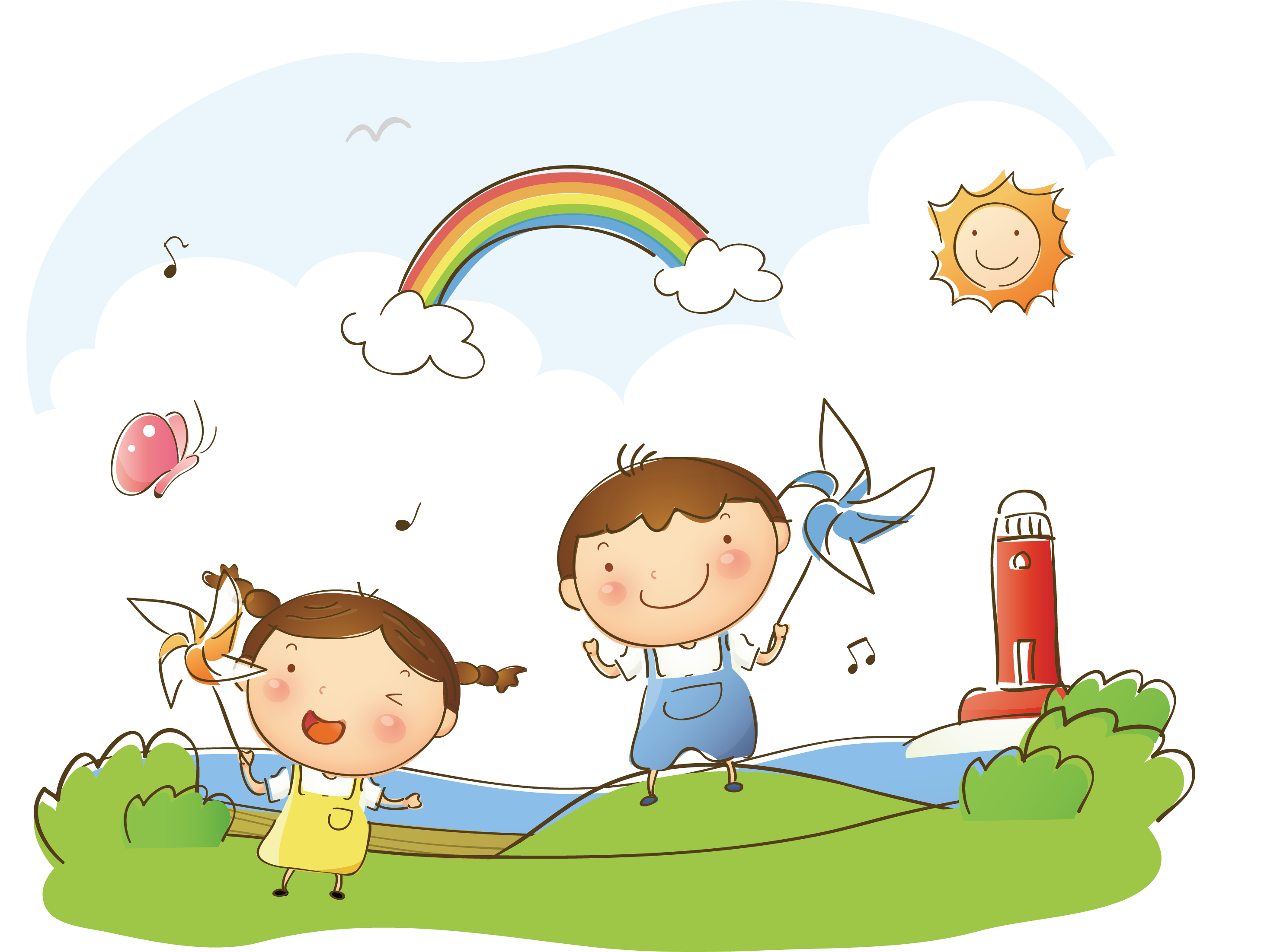 Paper Cartoon Illustration Child Free PNG HQ Clipart