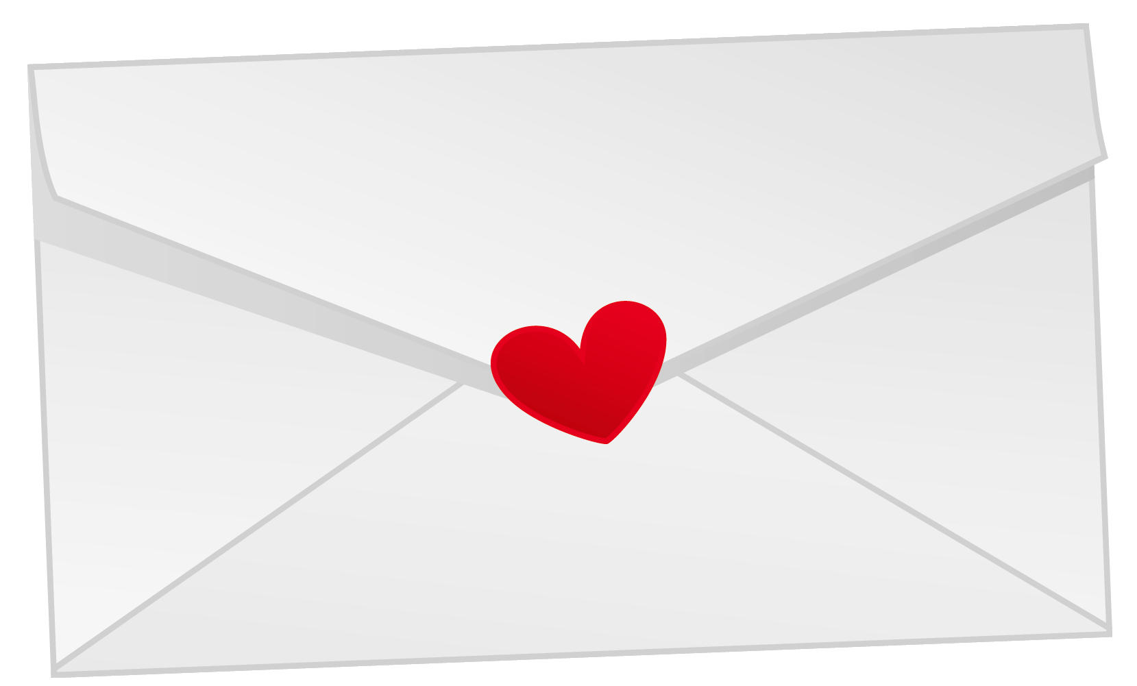 Love Valentine Paper Letter Font Red Clipart