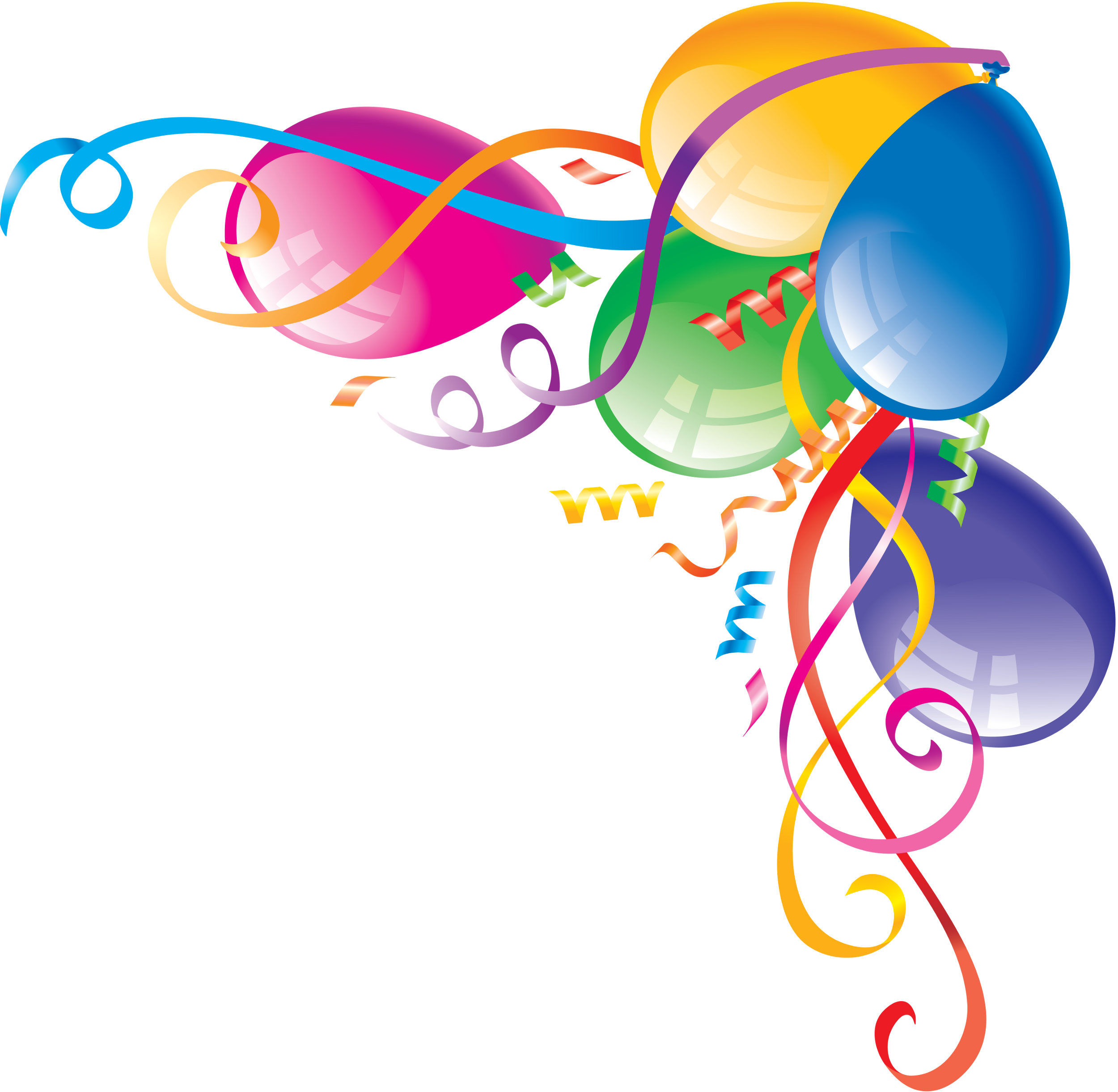 Anniversaire Balloon Modelling Joyeux Birthday Child Party Clipart