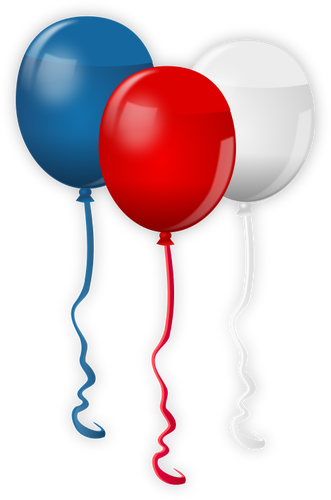 Of Independence Day Balloons Clipart