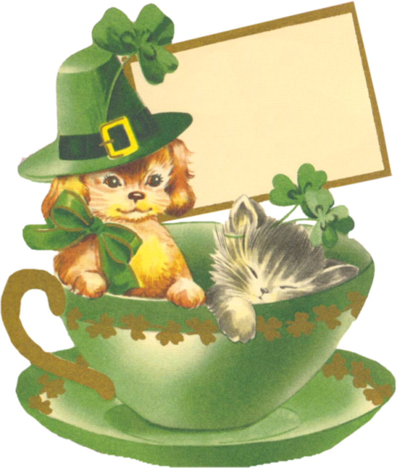 Irish Patrick Tea Patrick'S Menu Saint Soda Clipart