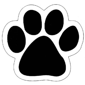 Dog Paw Print Stamps Dog Prints Clipart