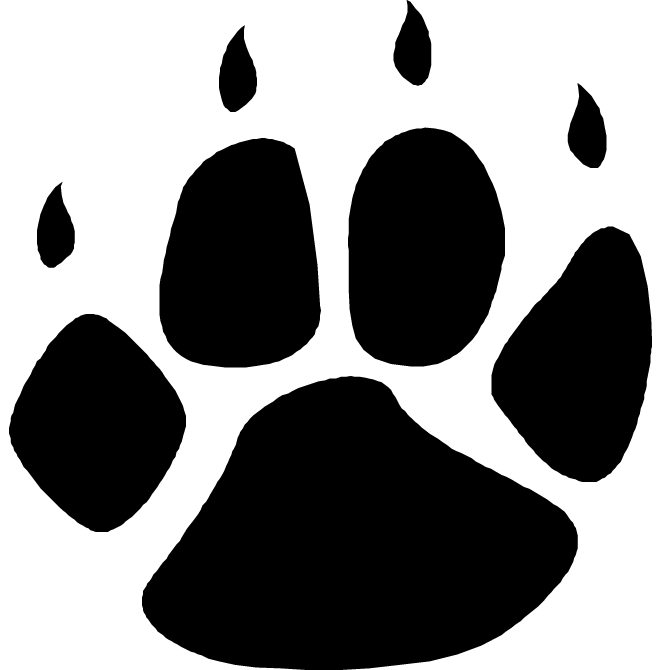 Grizzly Bear Paw Print Images Free Download Png Clipart