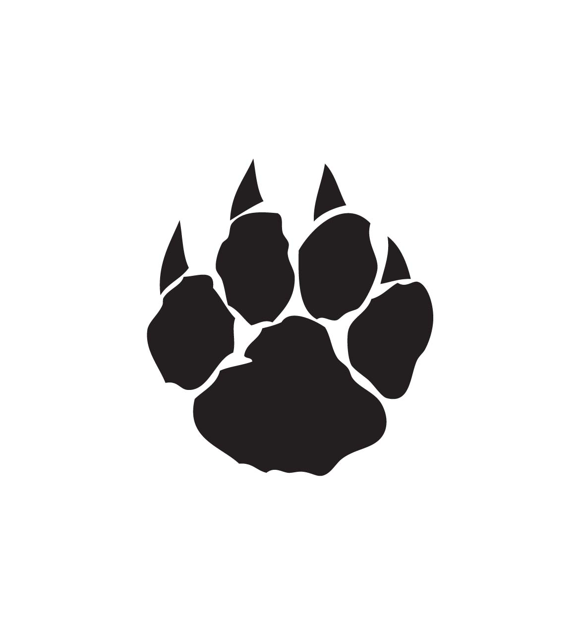 Paw Print Wildcat Paw Kid Download Png Clipart