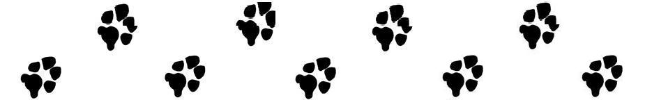 Dog Paw Print Stamps Dog Prints Clipart