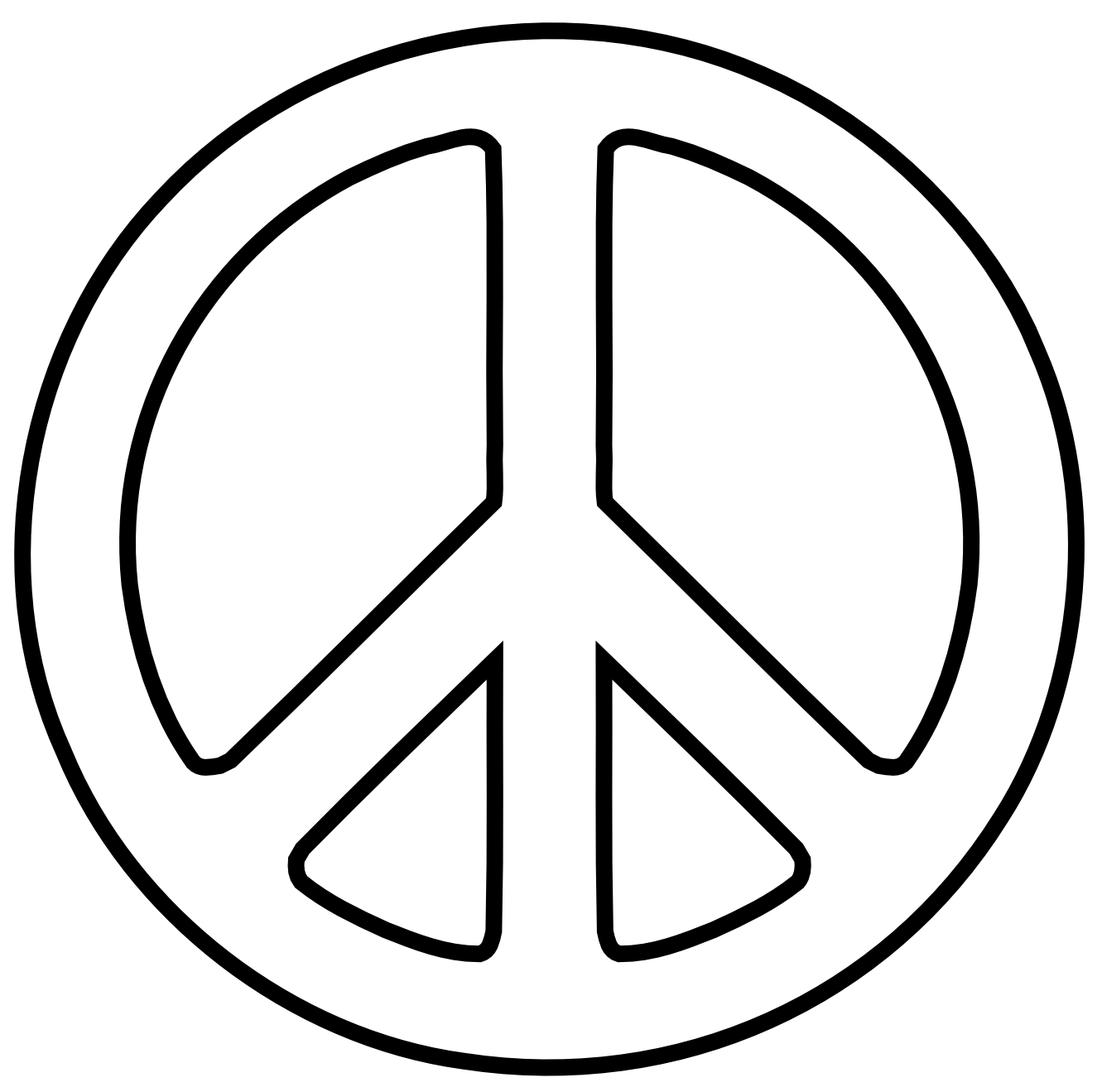 Peace Sign Images Clipart Clipart