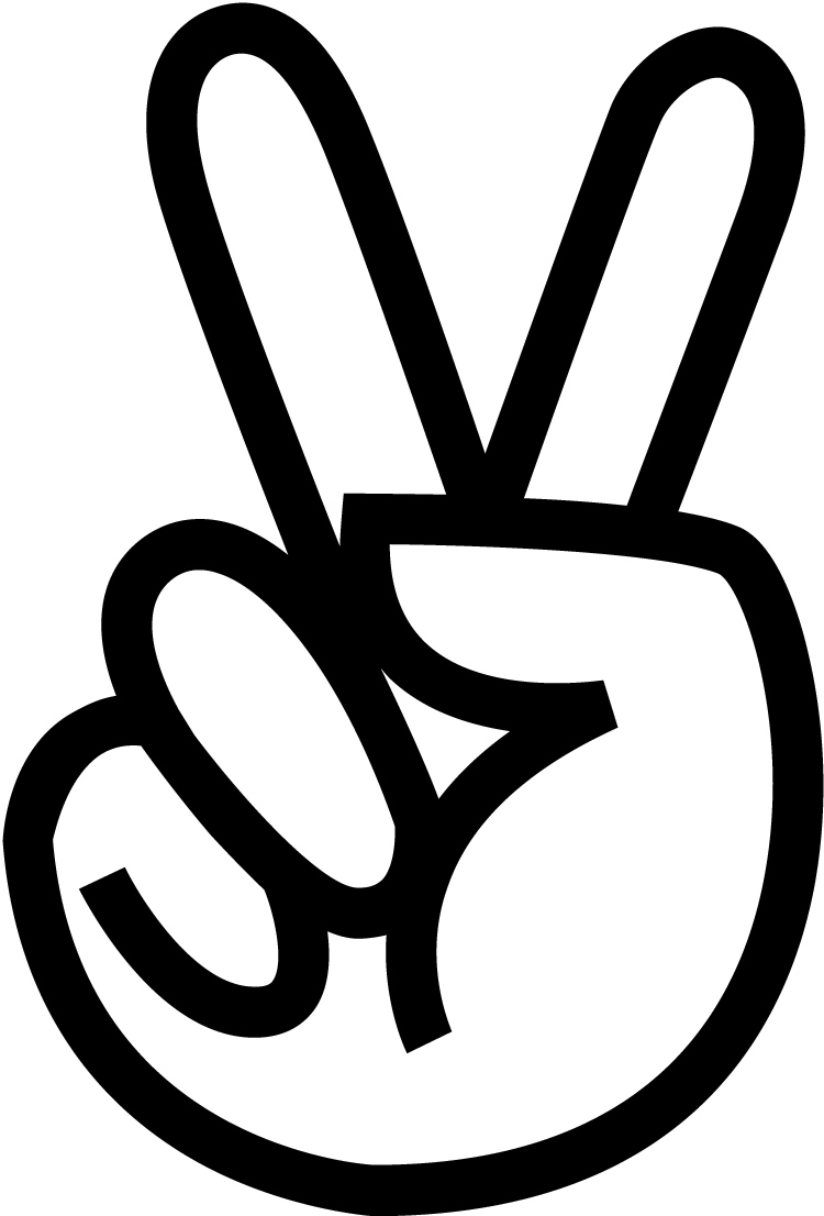 Peace Sign Hand Hd Photos Clipart