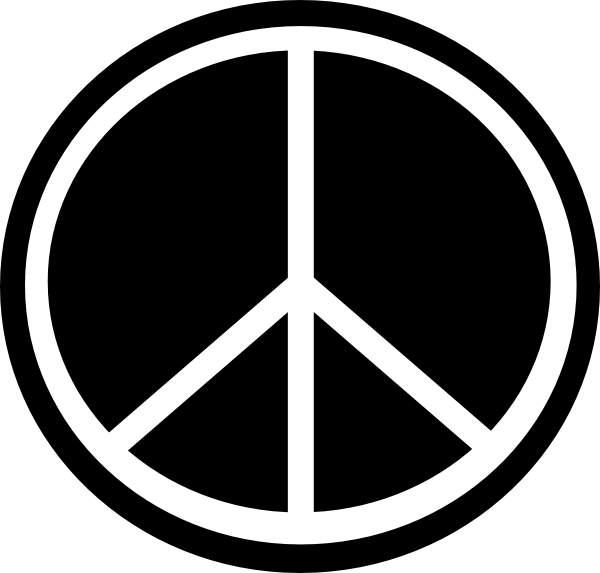 Printable Peace Sign Template Png Image Clipart