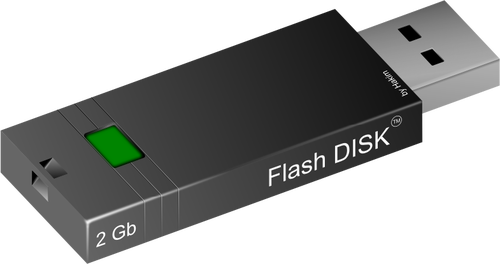 2Gb Flash Disk Clipart