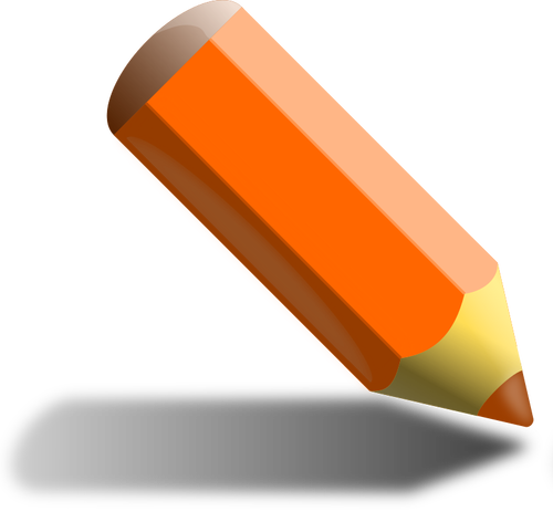 Orange Pencil Clipart