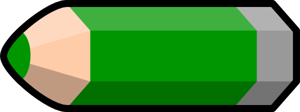 Green Pencil Vector 4Vector Transparent Image Clipart