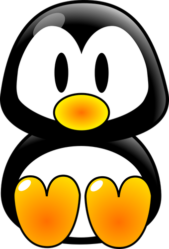 Baby Tux Clipart