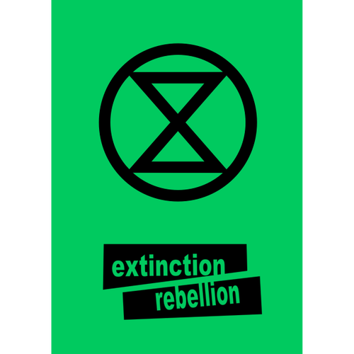 Extinction Rebellion Logo Concept Clipart