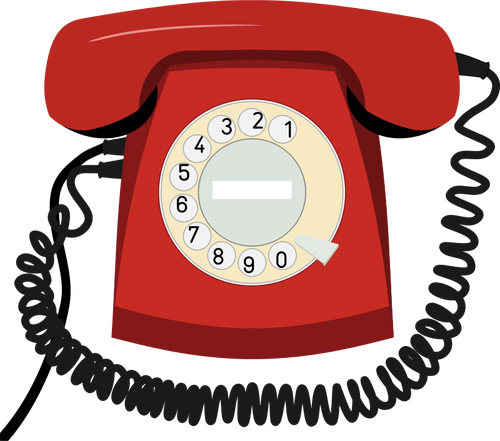 Old Style Telephone Clipart
