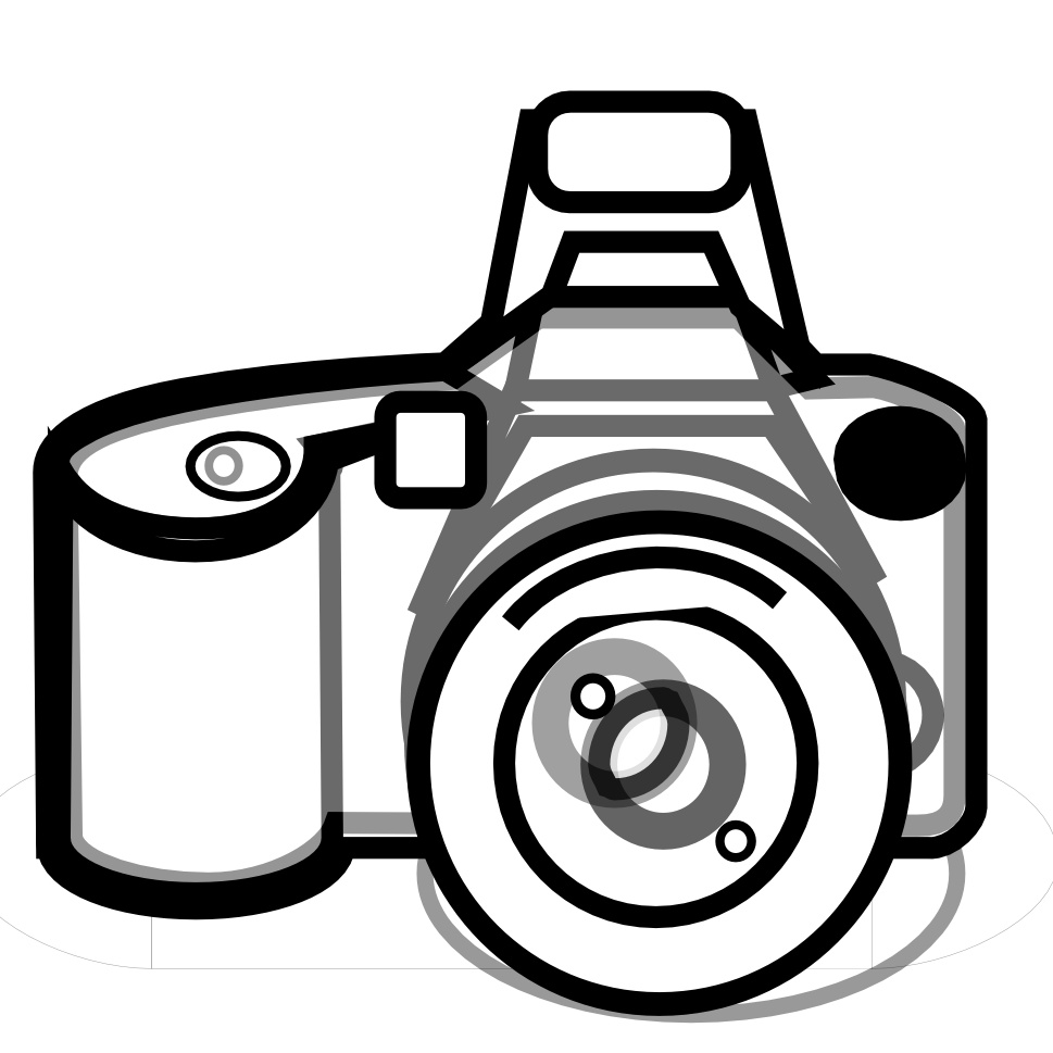 Photography Camera Black And White Images Clipart